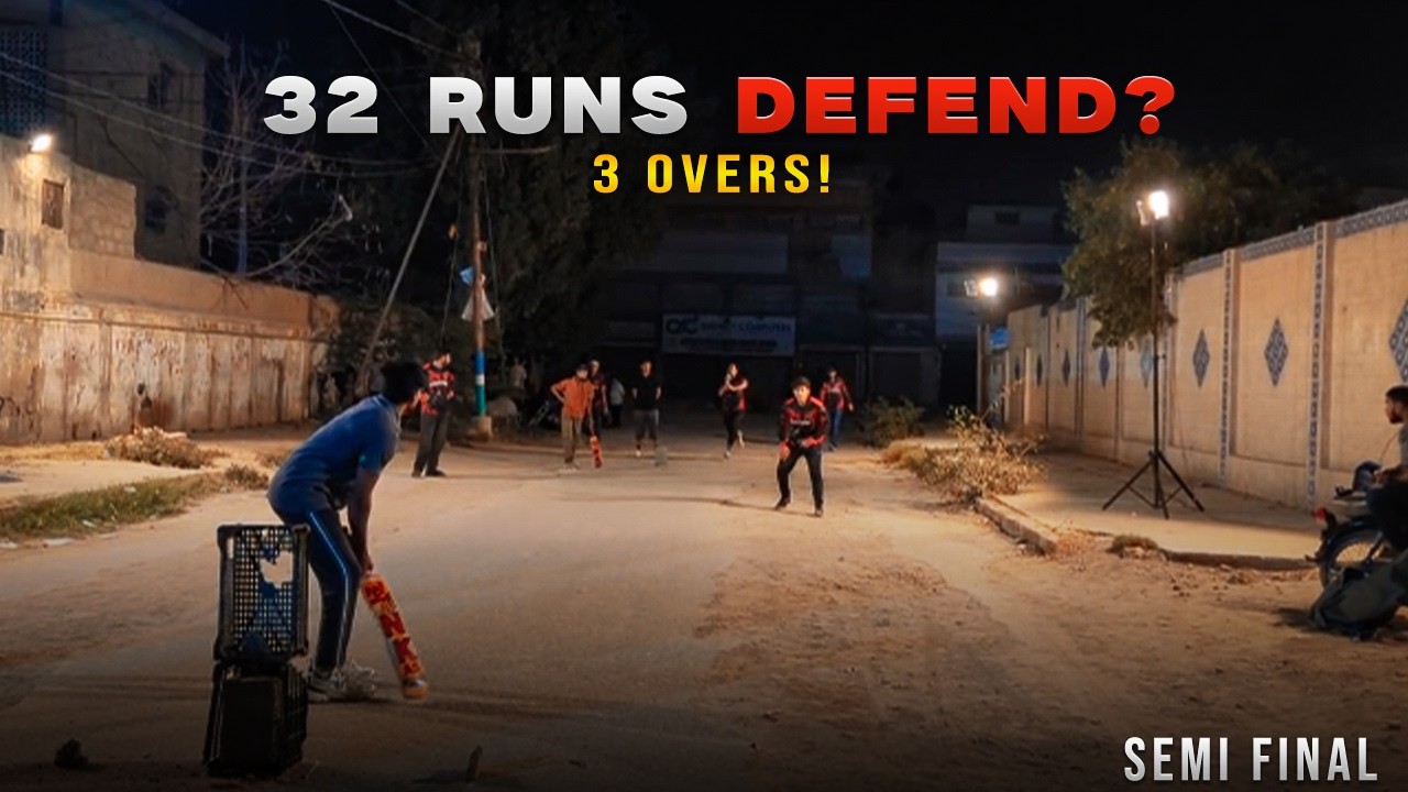 32 Runs Defend?  | Semi Final Mein Batting Collapse💔 | Ramzan Street Cricket