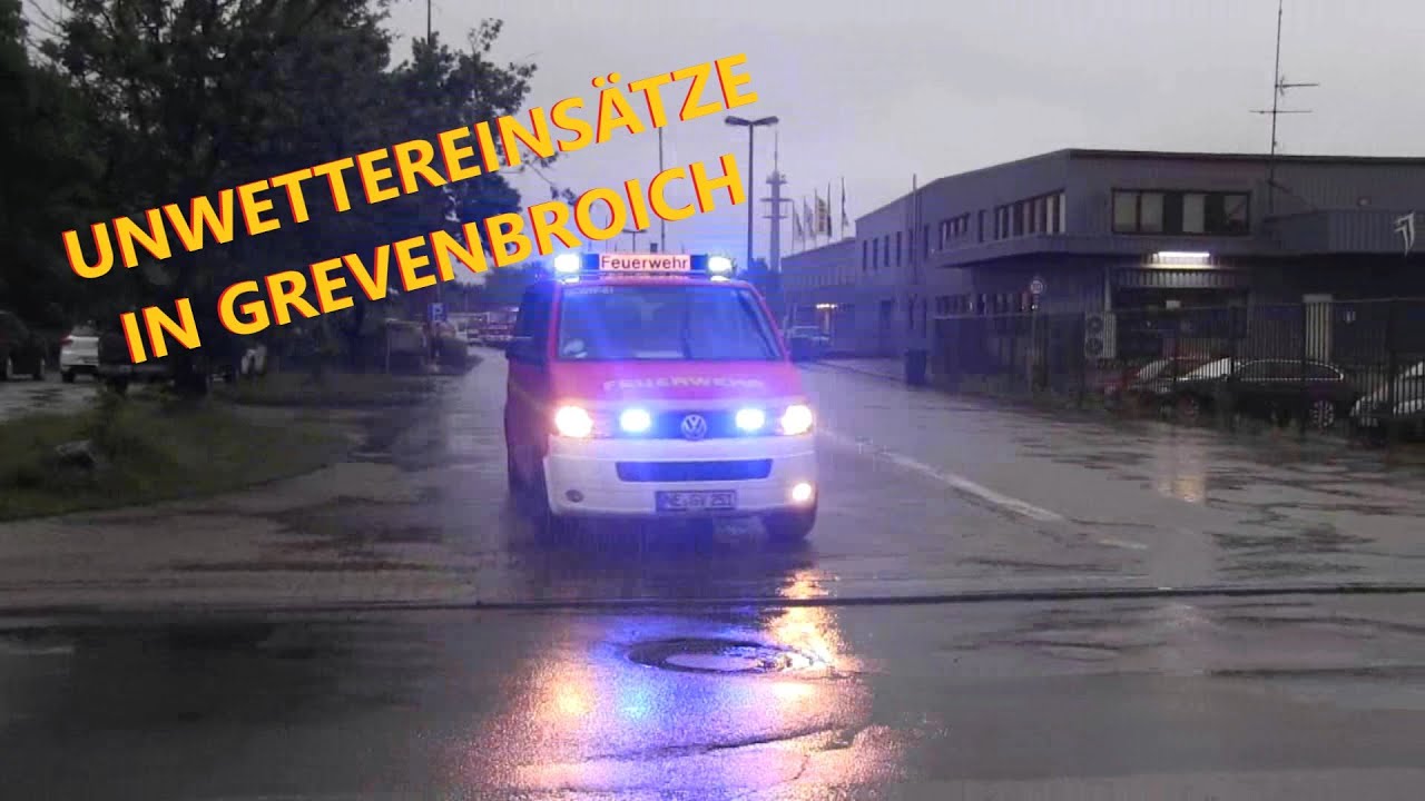 UNWETTEREINSÄTZE IN GREVENBROICH