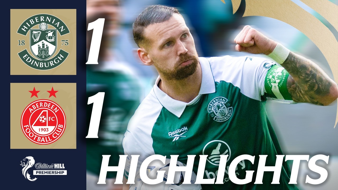 Hibernian 1-1 Aberdeen | HIGHLIGHTS | William Hill Premiership