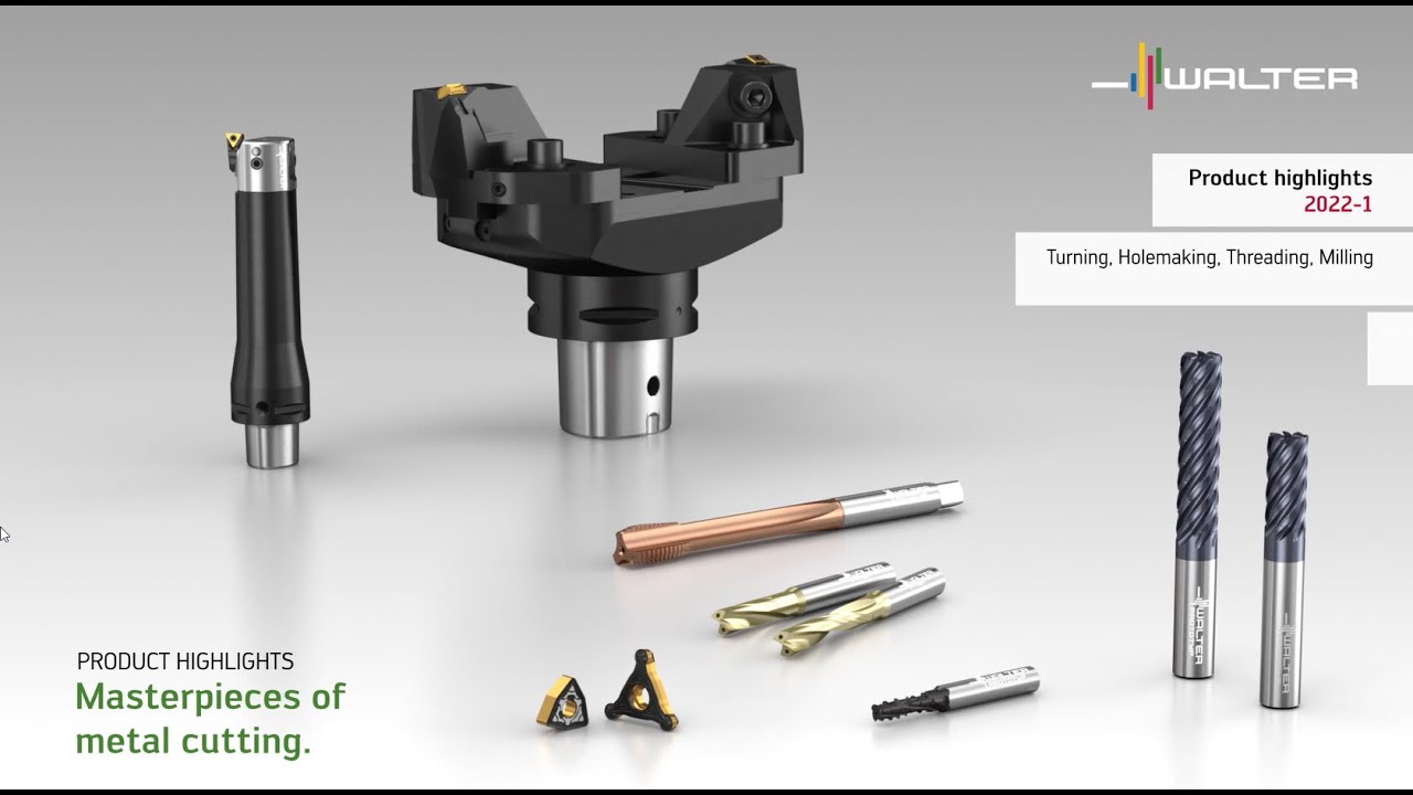 Precision tools product innovations 2022-1 turning, drilling, threading, milling - Walter Tools