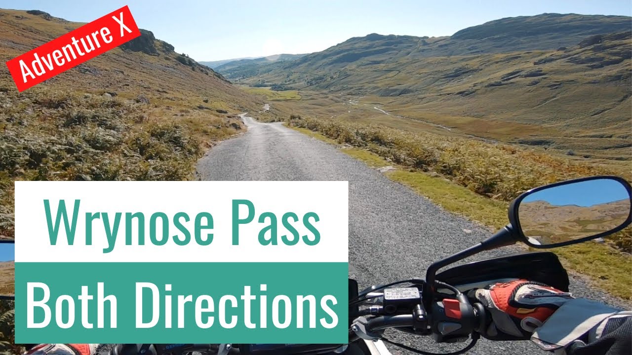Wrynose Pass, in both directions! Honda CB500x