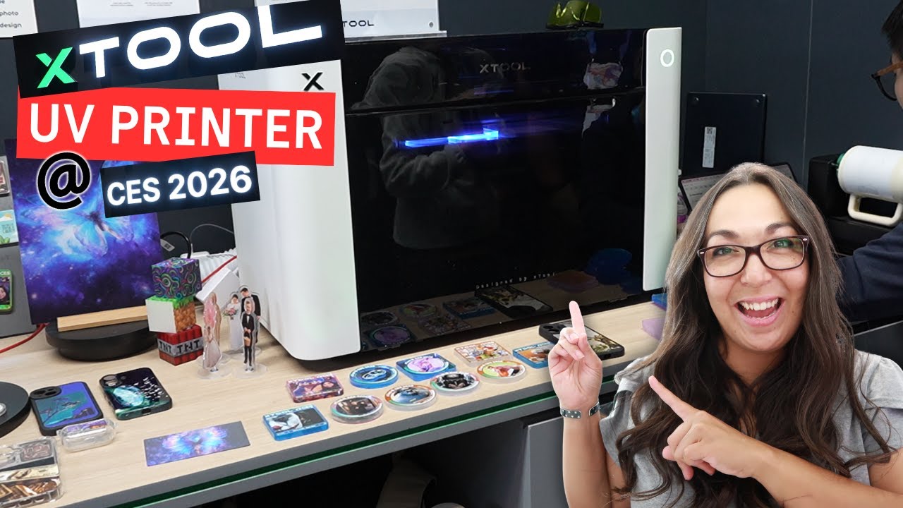 xTool UV Printer at CES 2026! First Look & My Honest Thoughts