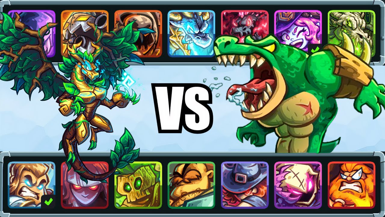 All Heros VS Killertile Showcase Who performed best？Kingdom Rush 5 Alliance 王國保衛戰5：聯盟 (全英雄 對決 噬你鱷)