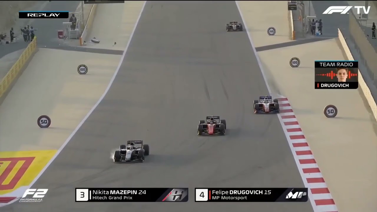 Nikita Mazepin making other drivers angry and just being useless