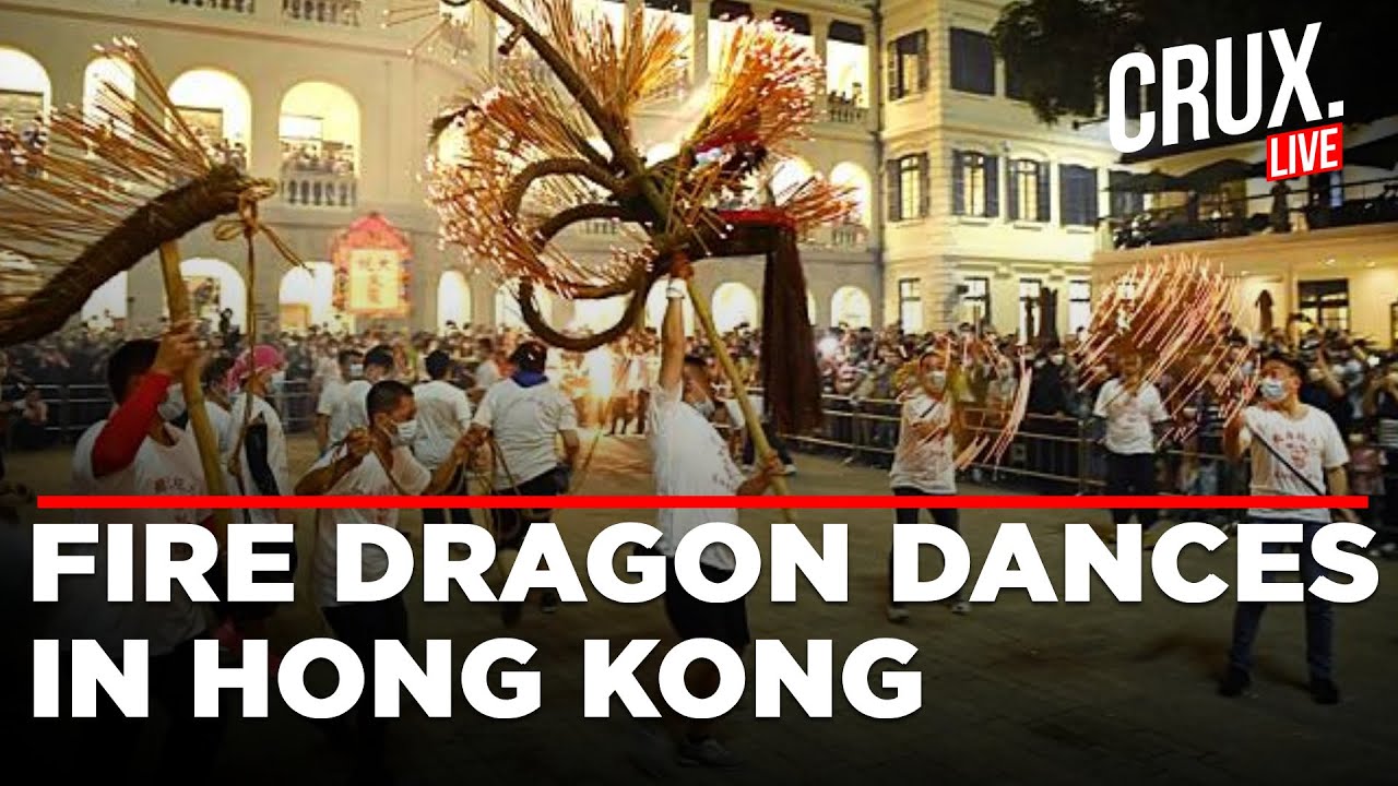 Hong Kong Celebrates Moon Festival With Tai Hang Fire Dragon Dance | Mid Autumn Festival