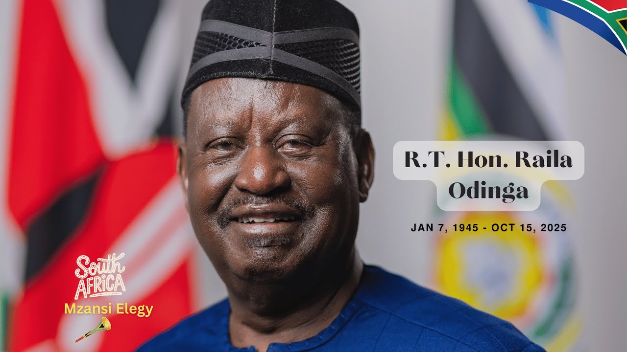 Raila Odinga Memorial Service – Full Tribute Video from Sunninghill, South Africa, 1 Nov 25.