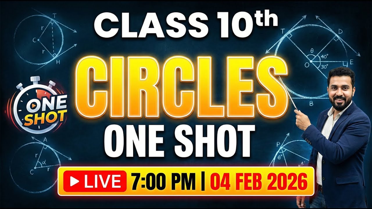 Class 10th Circles One Shot 🔥 | Class 10 Maths Chapter 10 | KARAN SI |