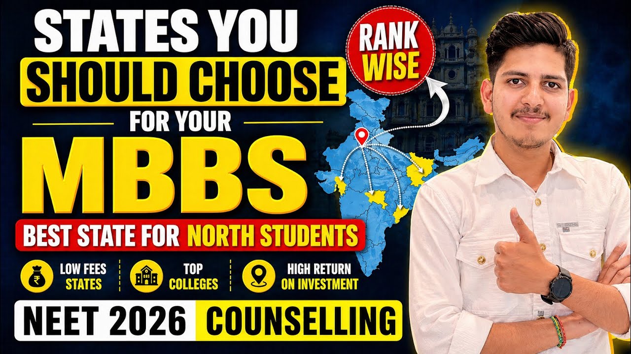 ✅ States You Should Choose for Your MBBS | Best State for North Students MBBS Neet 2025 Counselling