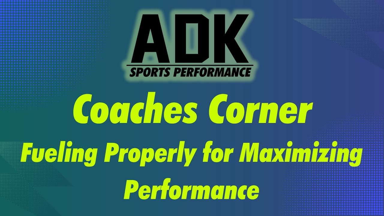 Fueling Properly for Maximizing Performance