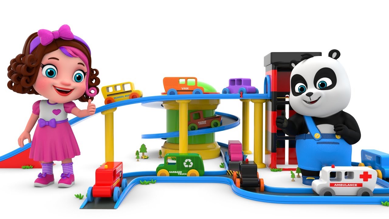 Little Pinky Fun Play Learning Street Vehicles Names and Sounds