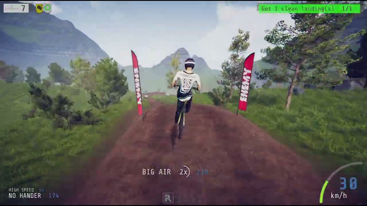 I was only just hanging on to my daily challenge (Descenders) 😬🎤