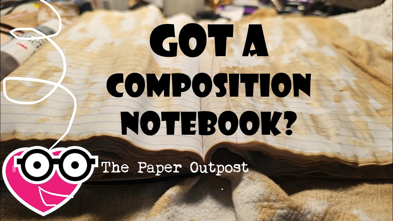 GOT A COMPOSITION BOOK?! FUN JUNK JOURNAL IDEAS for Beginners! The Paper Outpost!