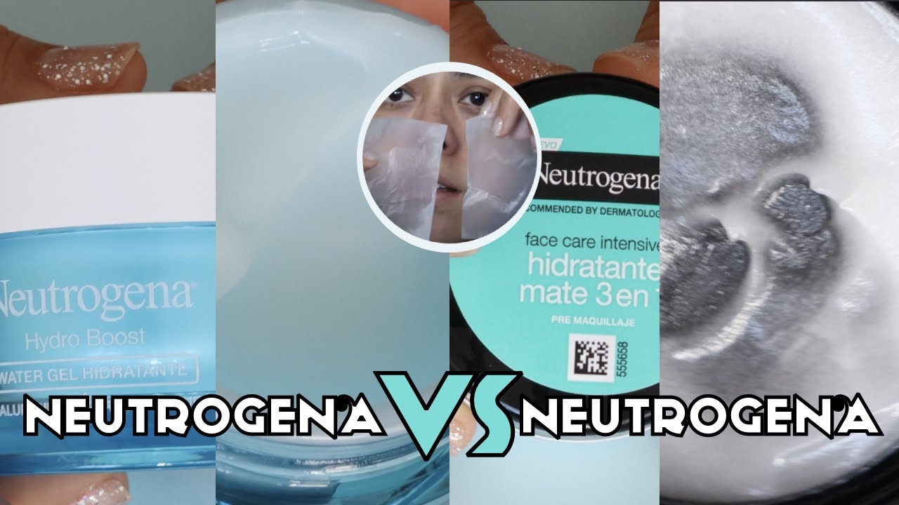 Neutrogena HydraBoost VS Neutrogena Hidratante Mate 3 1