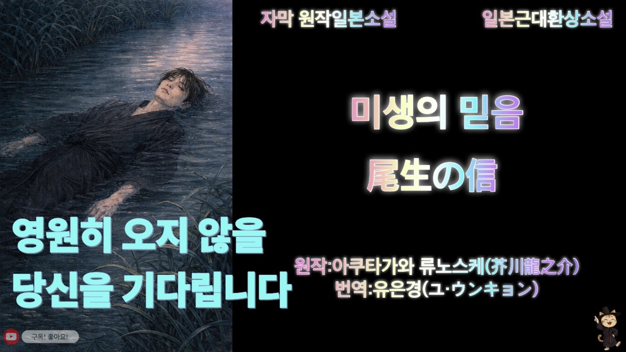 [일본근대환상문학12] 죽음조차 갈라놓지 못한 지독한 약속 | 아쿠타가와 류노스케 '미생의 믿음' #아쿠타가와류노스케 #미생의믿음 #일본문학 #오디오북 #미스터리 #고전읽기