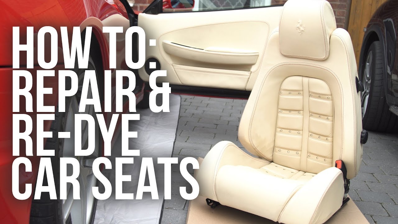 Repair and Re-Dye Cracked and Worn Leather Car Seats