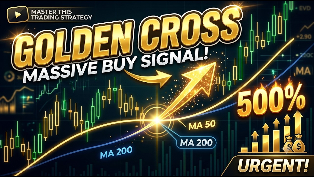 Golden Cross Strategy - MA50 x MA200 Crossover (Python Code) | algotrading 101 | MACD indicator