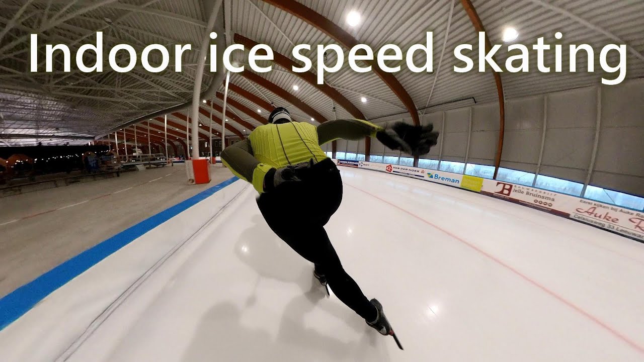 Indoor ice speed skating