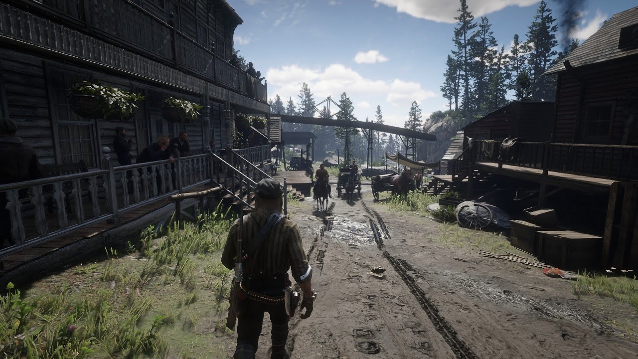 Red Dead Redemption 2 ➤ Journey to Strawberry| RTX3080 Ultra Settings [2K 60FPS]