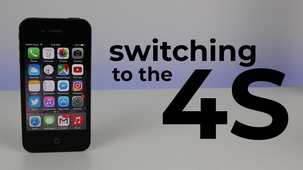 Switching to the iPhone 4S... in 2018