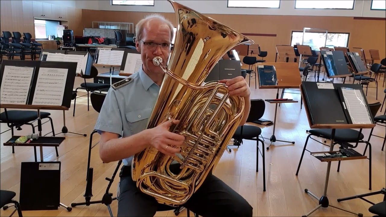 New Josef Lidl BBb-Tuba-Model Moldau-Soundcheck and Test, Kaisertuba, Kontrabasstuba, Contrabasstuba