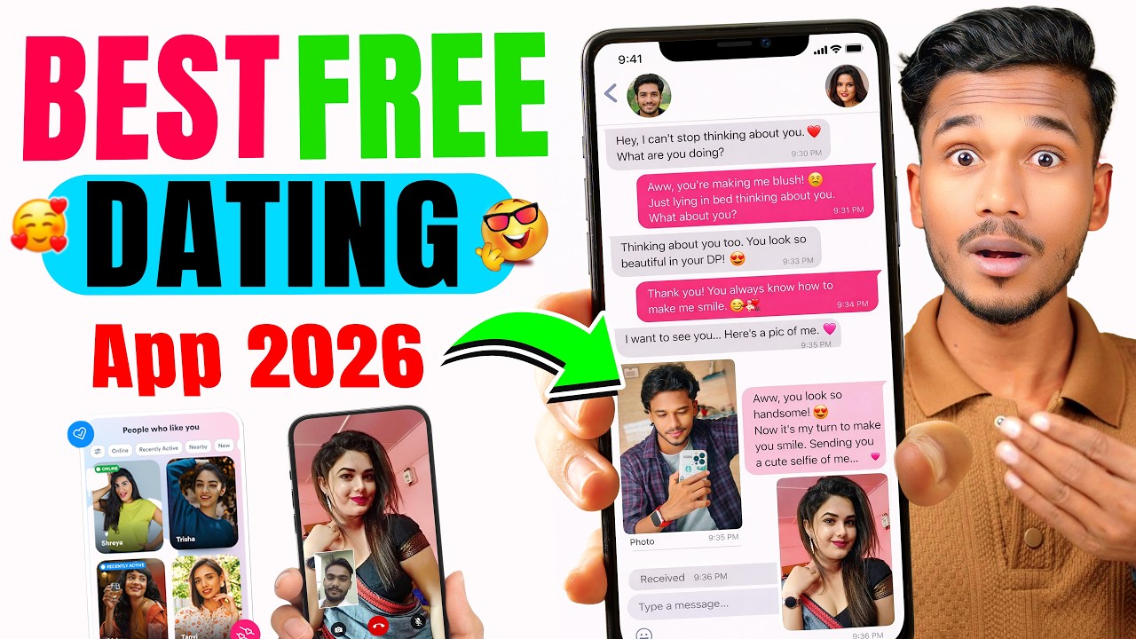 Best Free Dating Apps 2026 | Free Video Call & Chat Dating App | Dating app without subscription