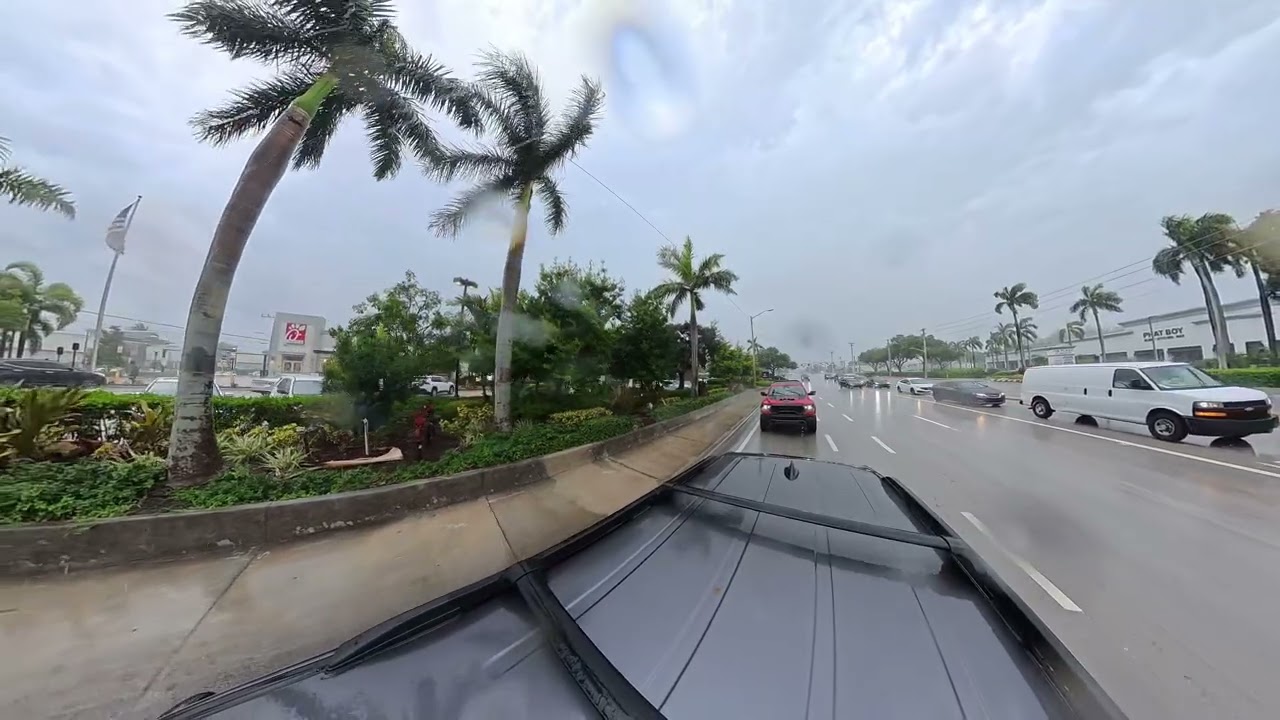 October Rain in Boca Raton, Florida 2025
