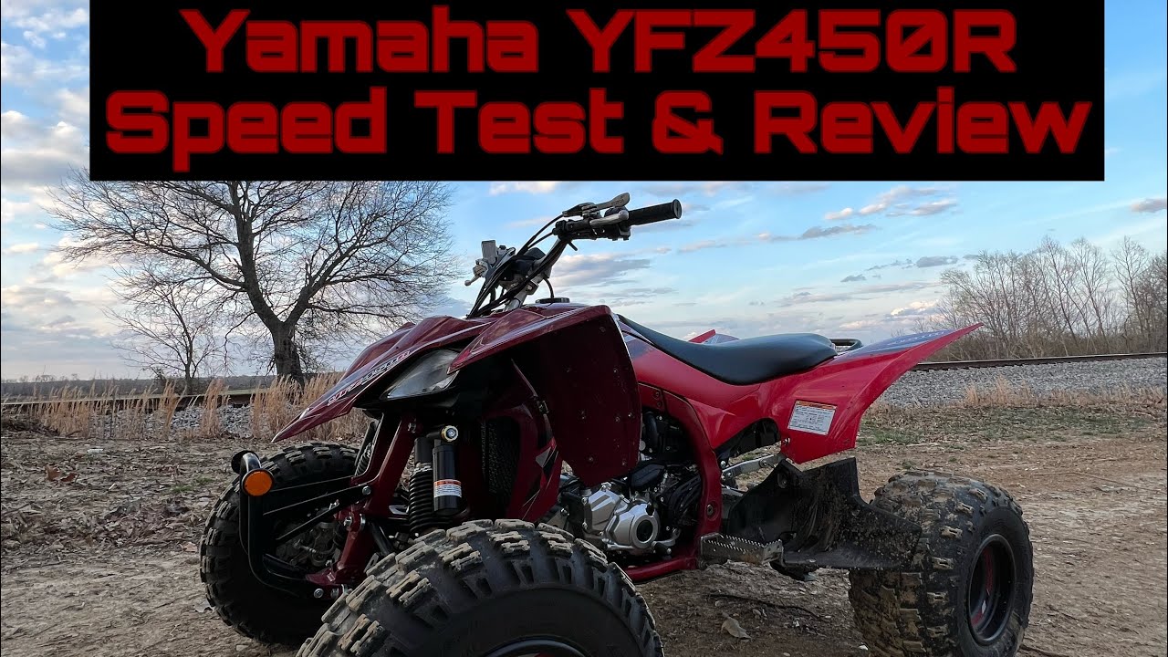 Yamaha YFZ450R Top Speed Test and Review 0-60
