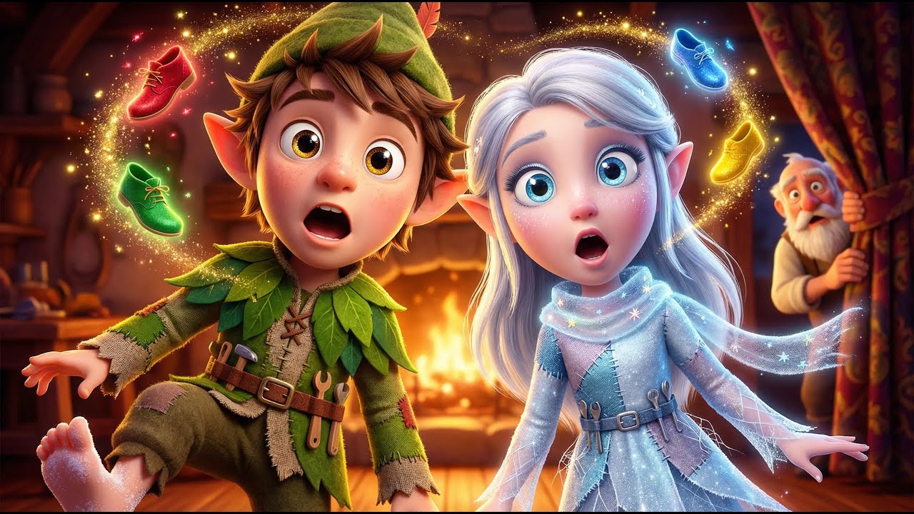 I FOLLETTI E IL CALZOLAIO 🧝‍♂️👞✨ una favola animata per bambini