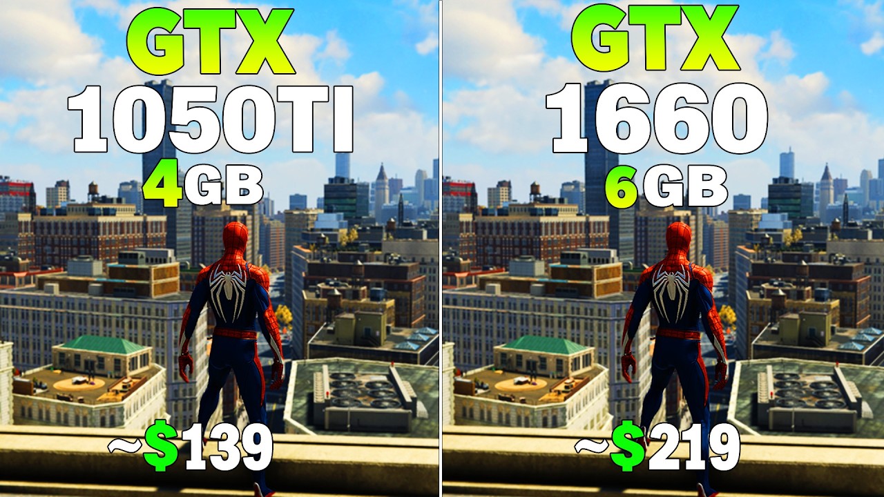 GTX 1050 Tİ Vs GTX 1660 - Test in 12 Games