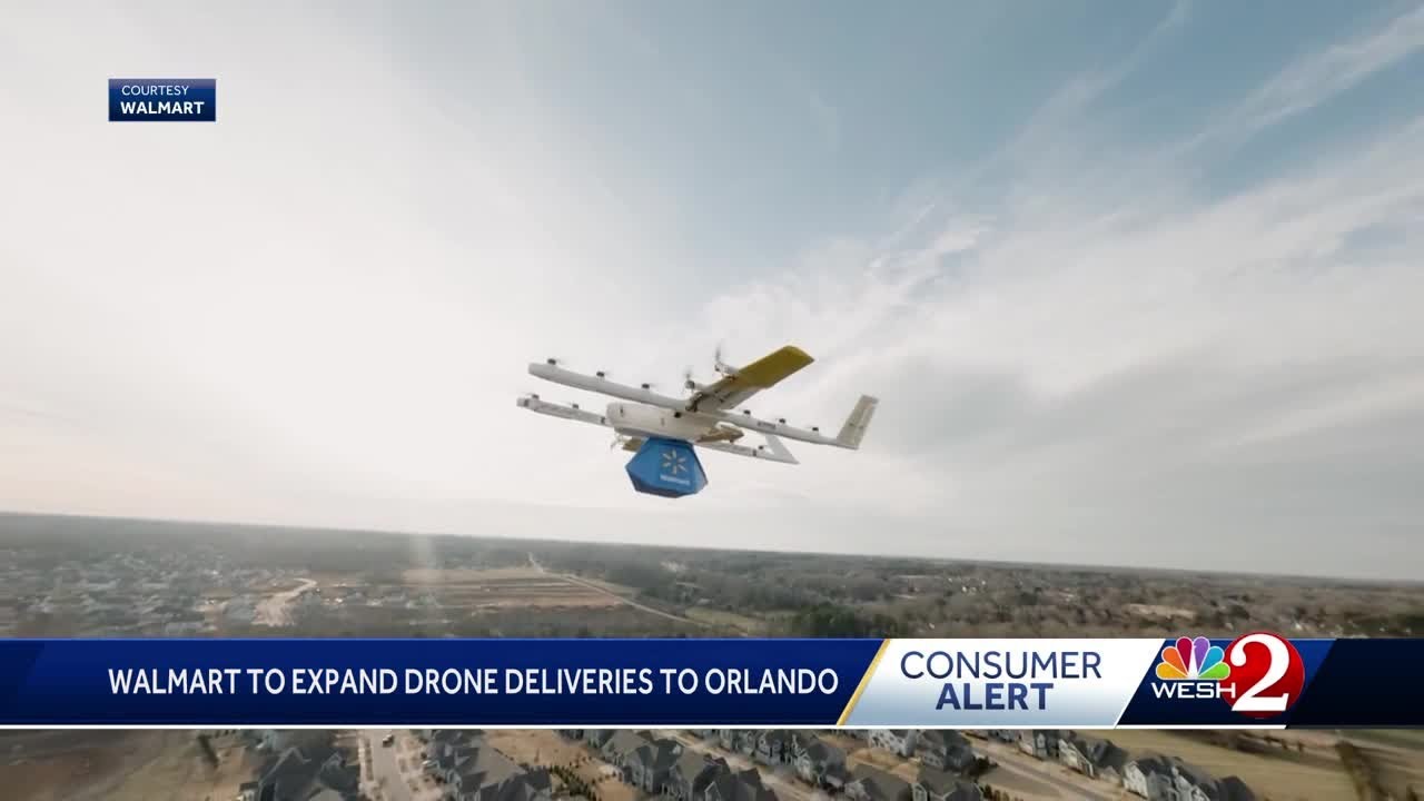 Walmart to expand drone deliveries to Orlando