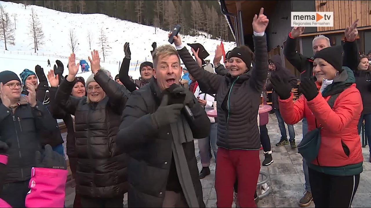 MEMA TV NEWS - Ski Opening auf der Brunnalm Veitsch mit Almklausi