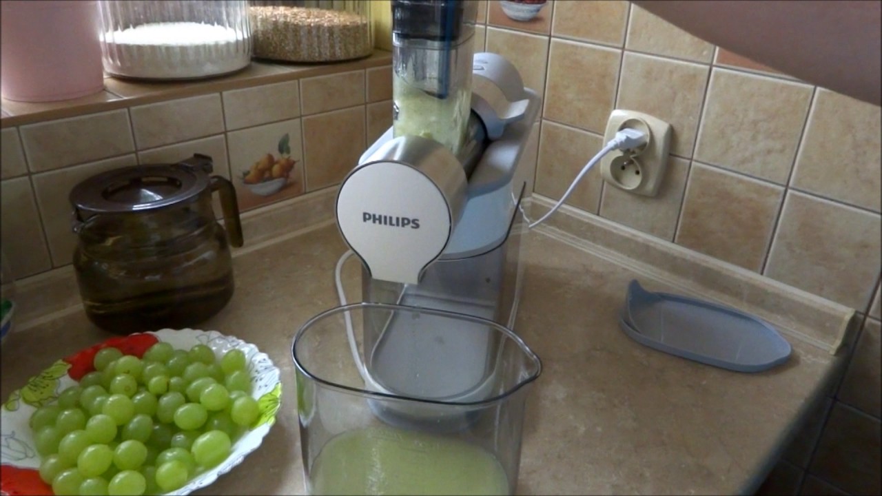 Wyciskarka PHILIPS HR1945 /80 Sok z Gruszek i Winogron (Odc.3)
