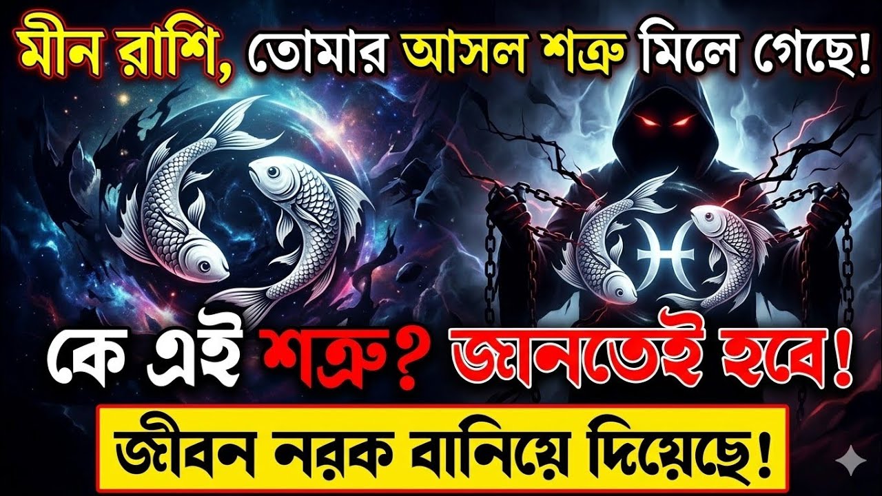 মীন রাশি তোমার আসল শত্রু মিলে গেছে ♓ তোমার জীবন নরক বানিয়ে দিয়েছে এই শত্রু ♓ কে ইনি? #astrology 
