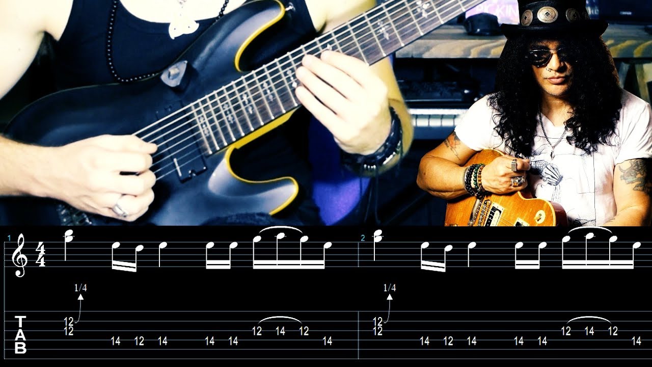 🎸3 LICKS DE SLASH💥 (Con TABS)