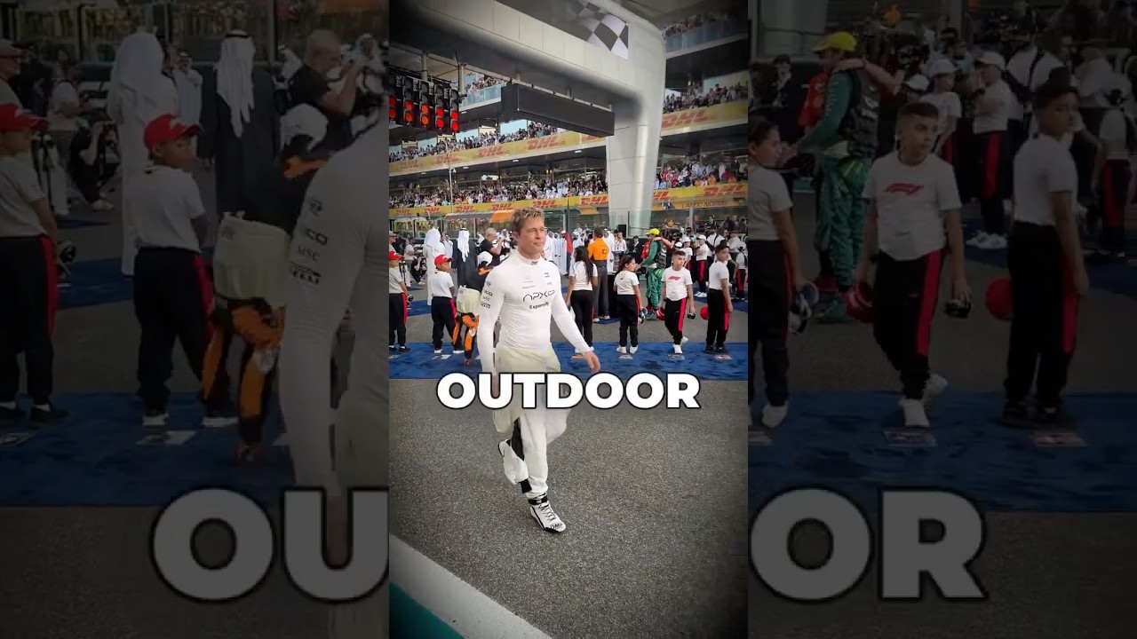 Brad Pitt: Um outdoor humano de 40 milhões de dólares no filme F1!