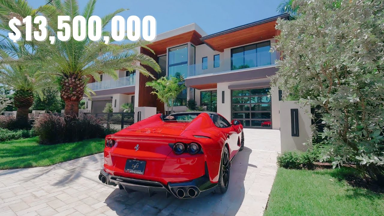 Step Inside a $13,500,000 DREAM waterfront MANSION in South Florida!