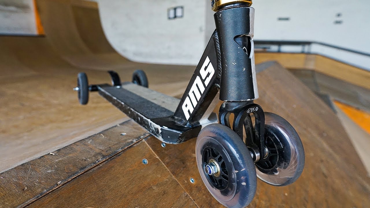 4 R&auml;der an EINEM Stunt Scooter! *GEHT SCHIEF*