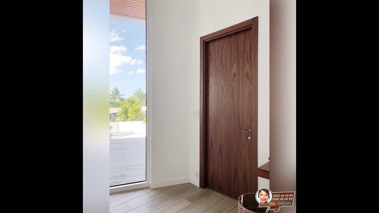 Porte noyer et porte chêne TEPE SAFE