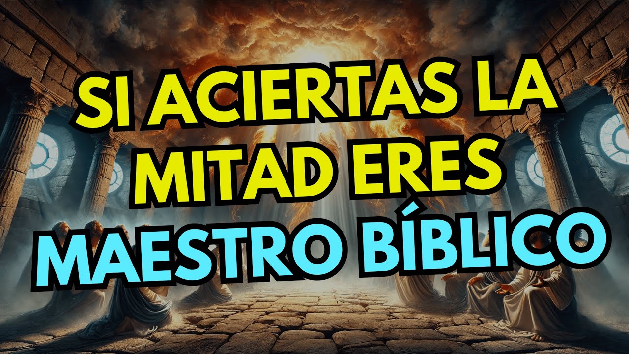 📖🔥 25 Preguntas SOBRE JESÚS que Casi Nadie Acierta 😱 | Quiz Bíblico del 1%