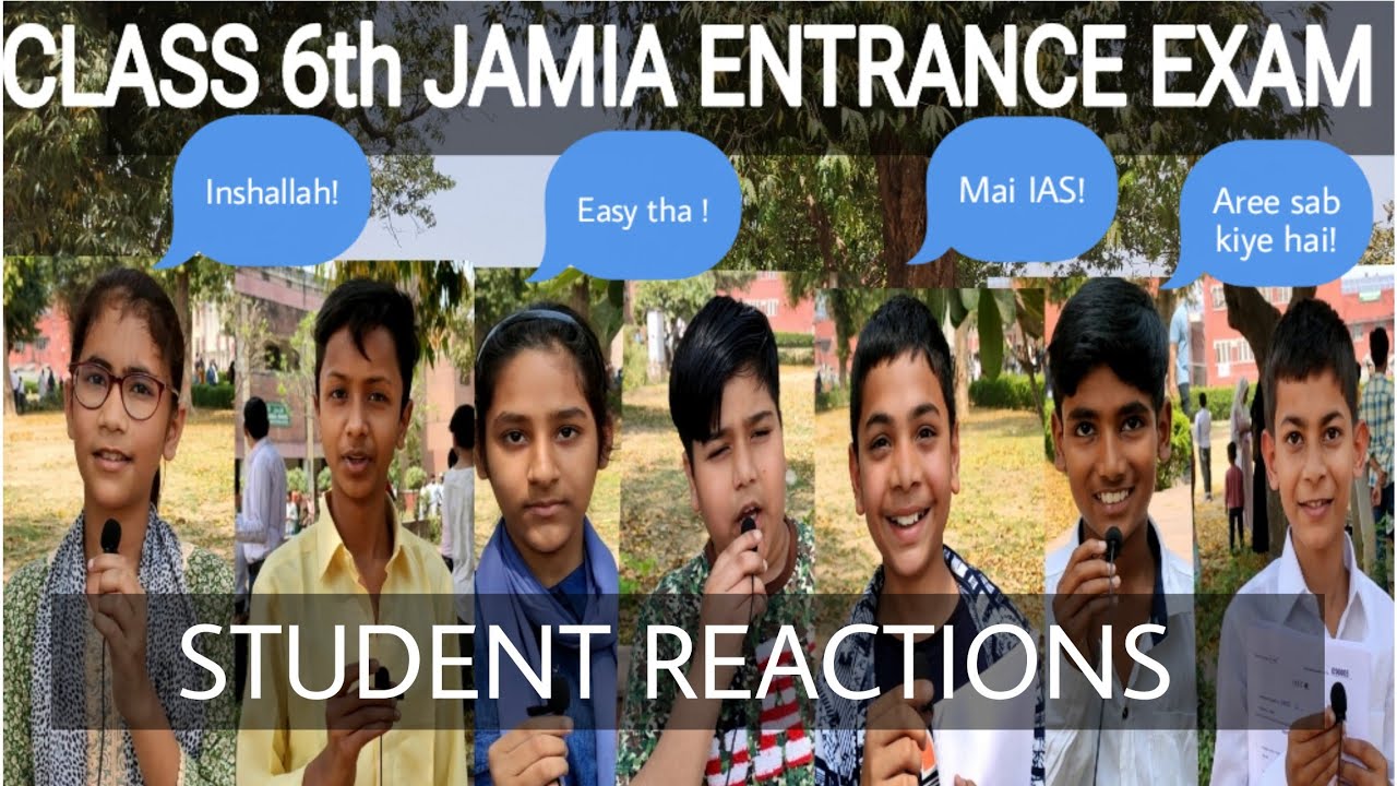 Class 6th Jamia Entrance Exam Interview