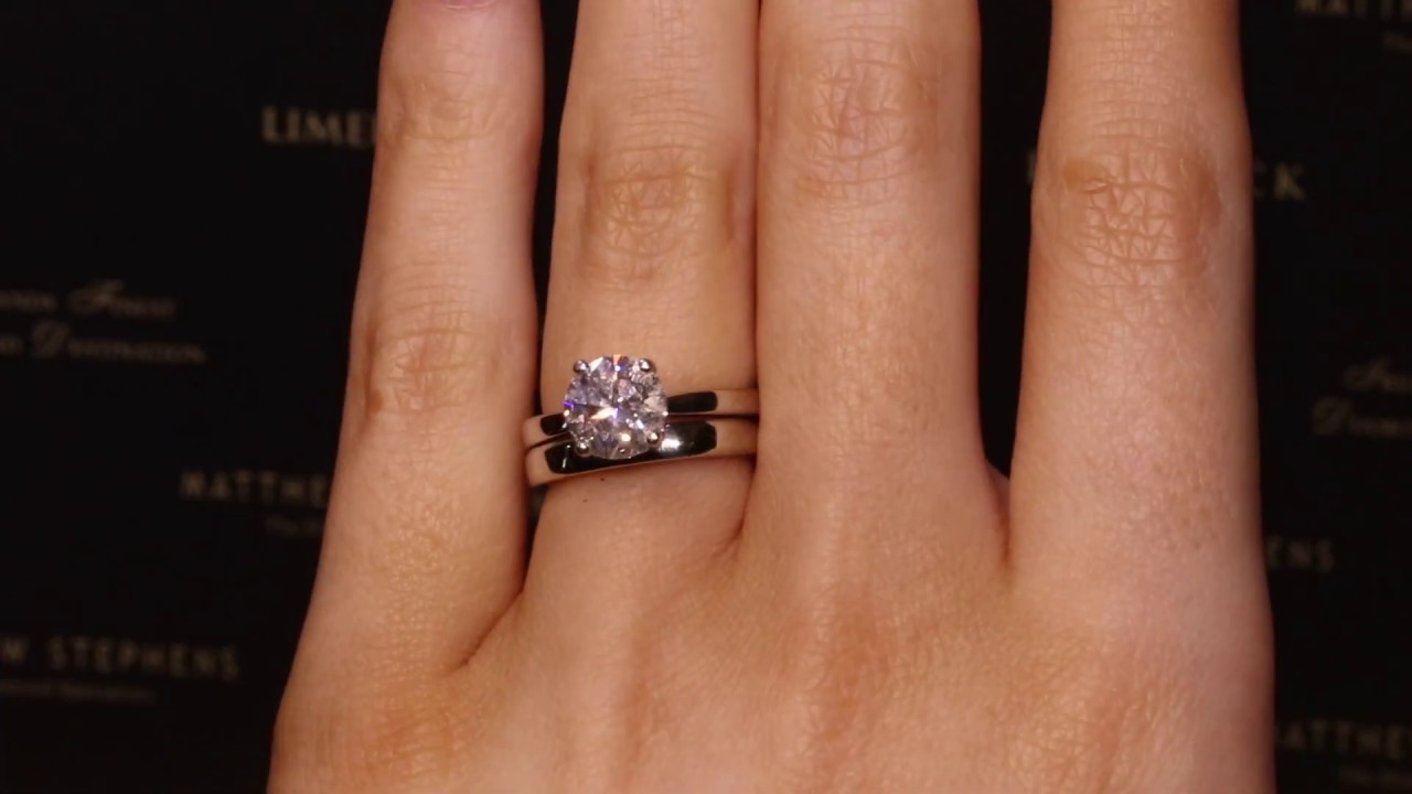 Bespoke Platinum Ring by Master Goldsmith in Matthew Stephens Jewellers