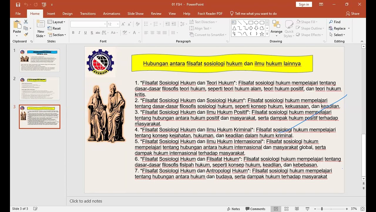 01 FSH Pengenalan Filsafat Sosiologi Hukum