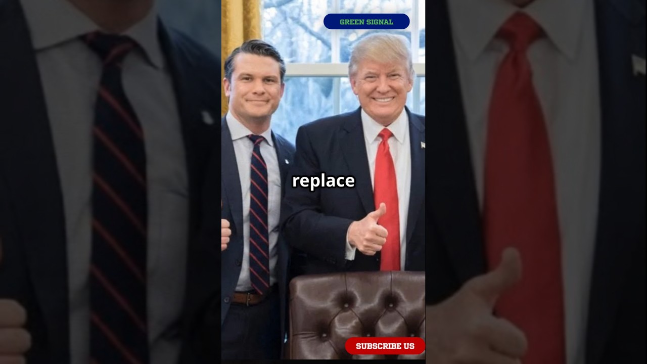 Trump's Defense Secretary Drama: Hegseth's Leak Scandal? #shorts #petehegseth #trump #greensignal