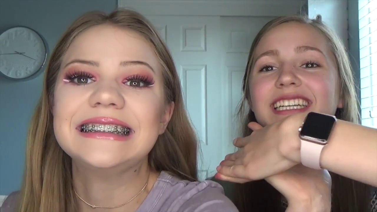 SISTER DOES MY MAKEUP!