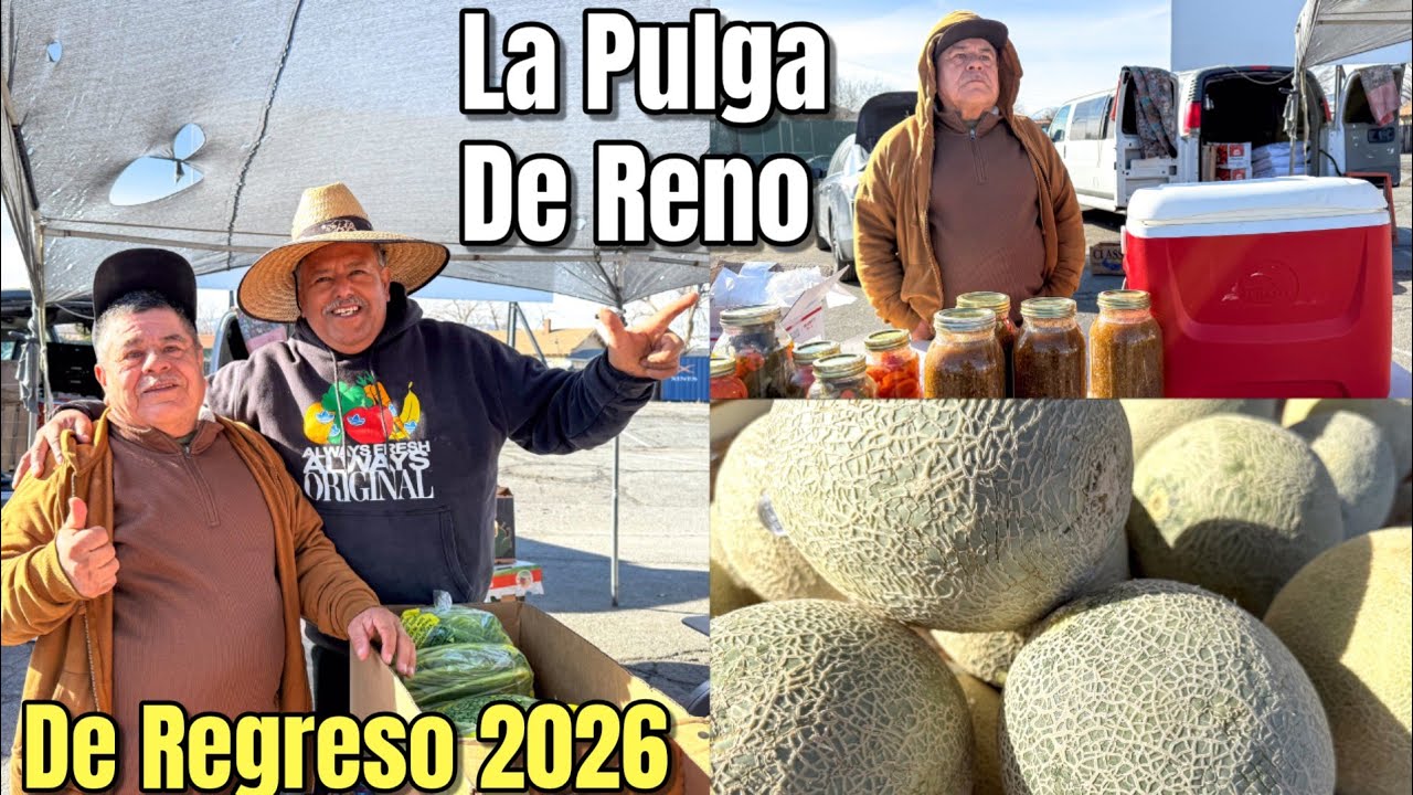Hoy Estamos Vendiendo Chiles Y Salsa En La Pulga De Reno!