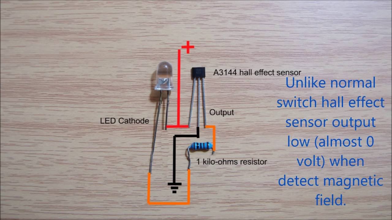 Hall effect sensor switch wiring diagram