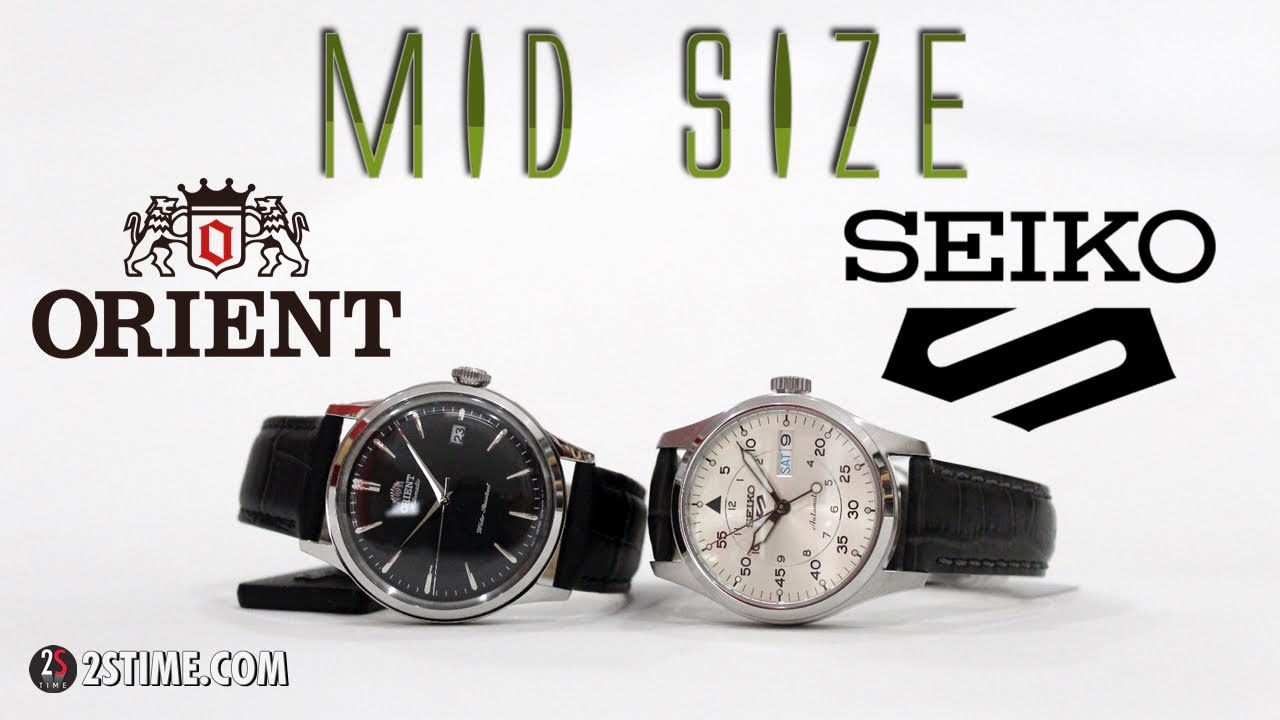 Orient Bambino vs Seiko 5 Sports Small Size Dial