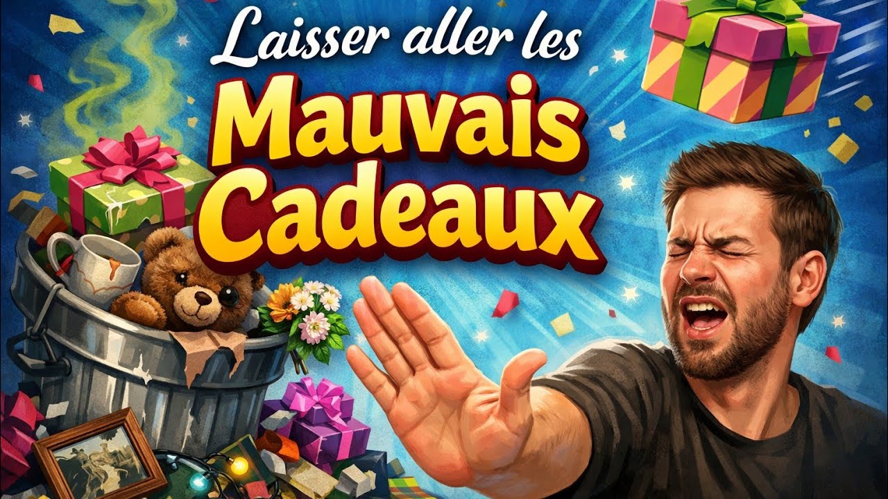 Laisser aller les cadeaux qui ne nous font pas du bien.