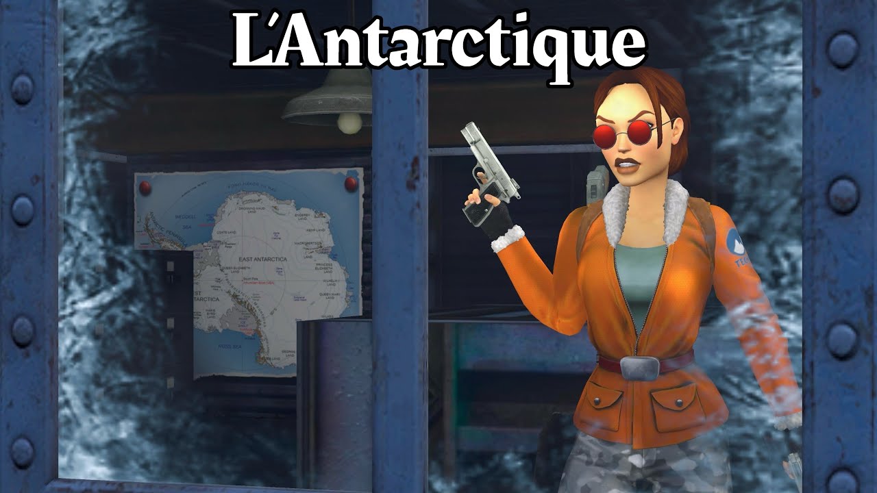 Tomb Raider III Remastered Fr - L'Antarctique - Tous les secrets et tous les cristaux
