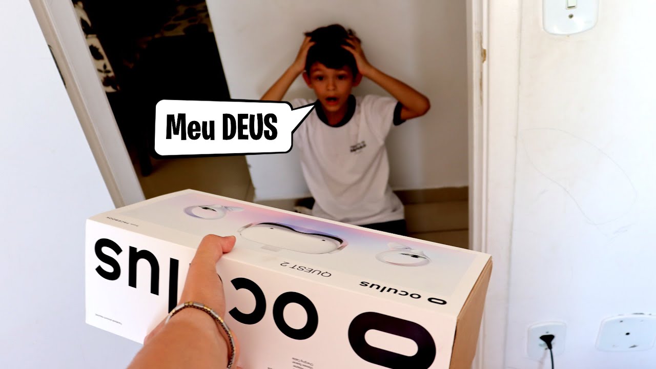 Ele Chorou Muito Ao Ganhar o Óculos De Realidade Virtual Quest 2